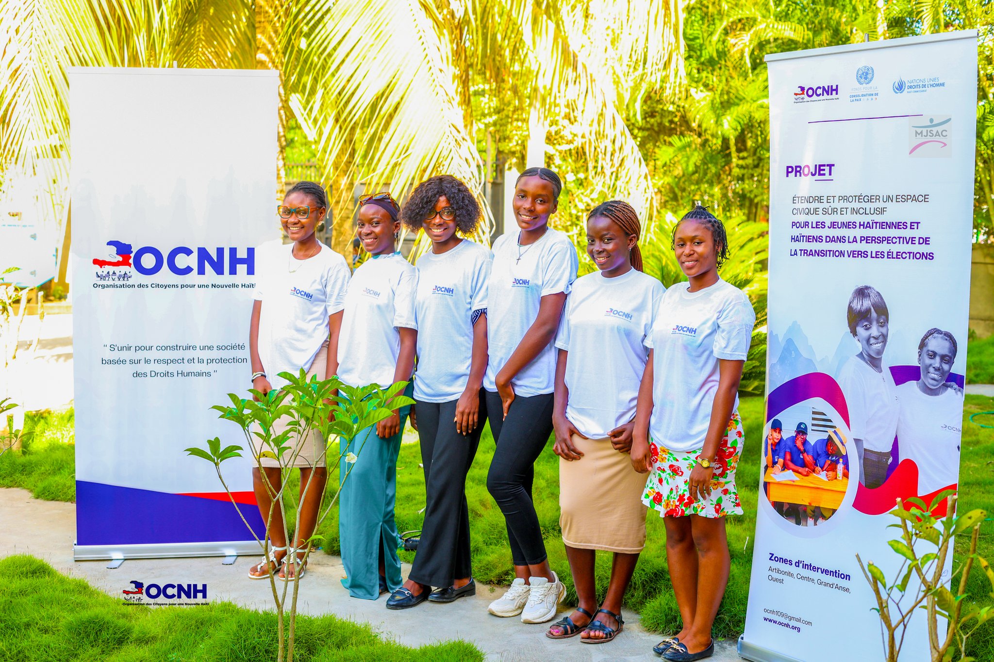 À Hinche, dans le cadre du projet  Espace Civique, elle a lancé en collaboration avec MJSAC un atelier de formation de trois jours (29 sept. - 1er oct. 2025) su